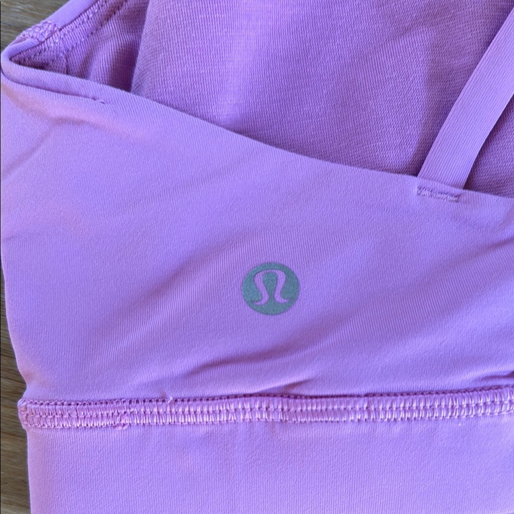 Lululemon Athletica Pink/Purple Strappy Sports Bra